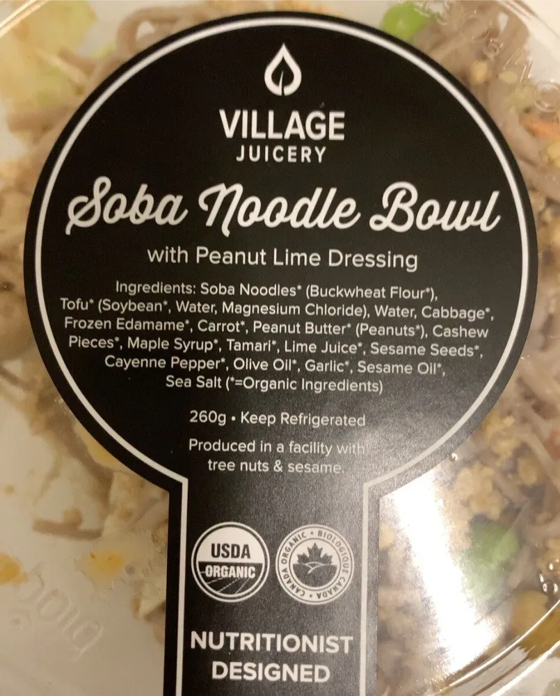 Soba Noodle Bowl