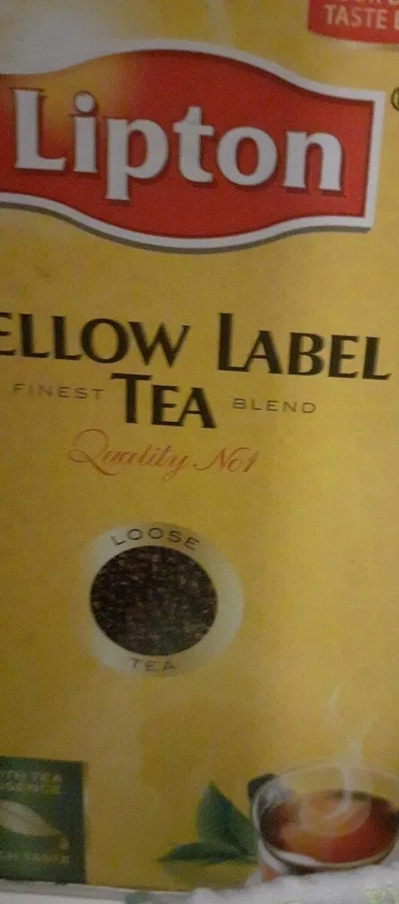 Lipton yellow label tea