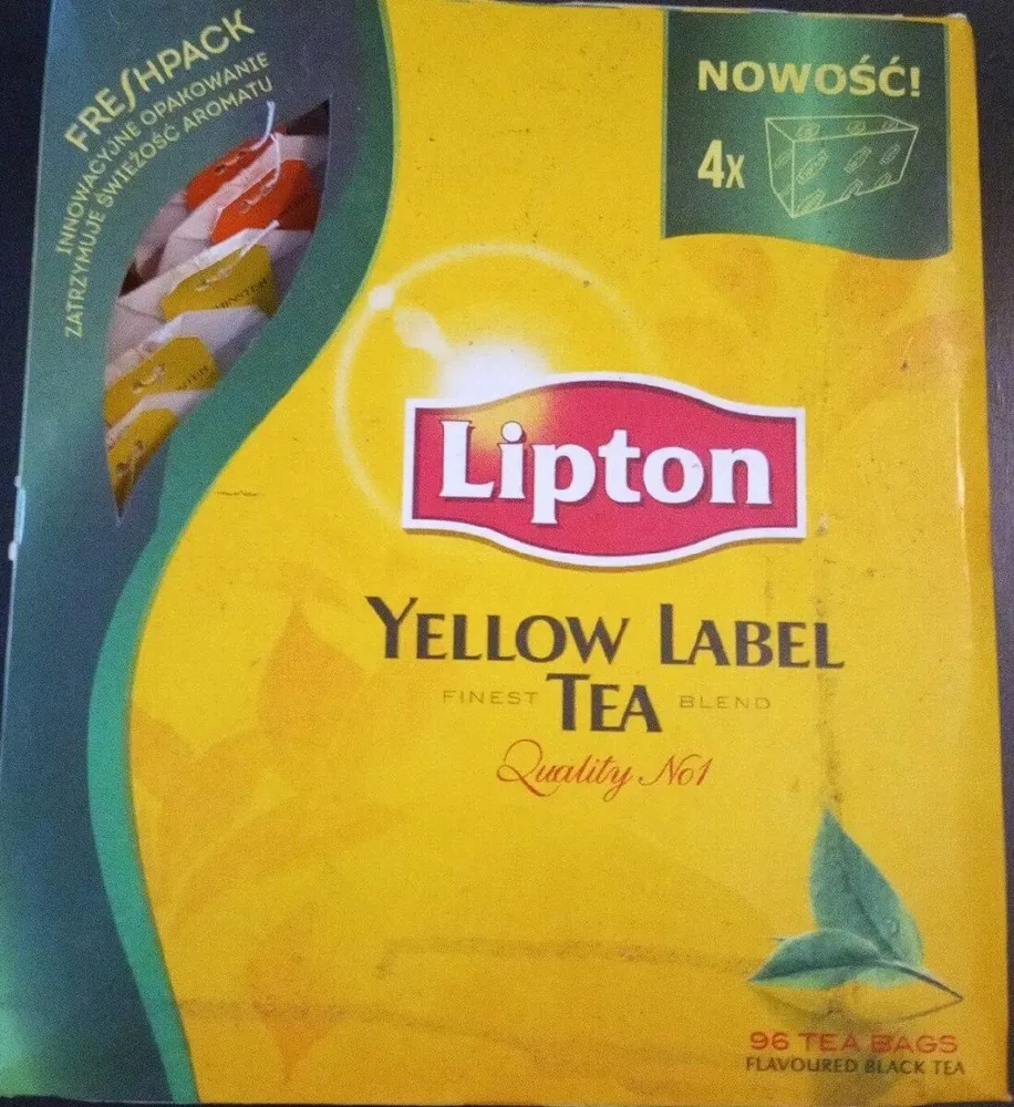 Yellow label tea
