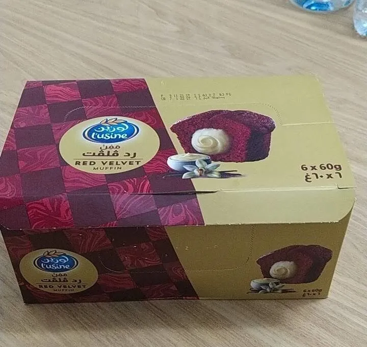 Red velvet muffin