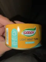 Goody light meat tuna no drain