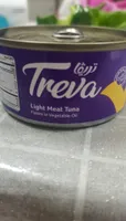 Treva light meat tuna flakes in vegetable oil