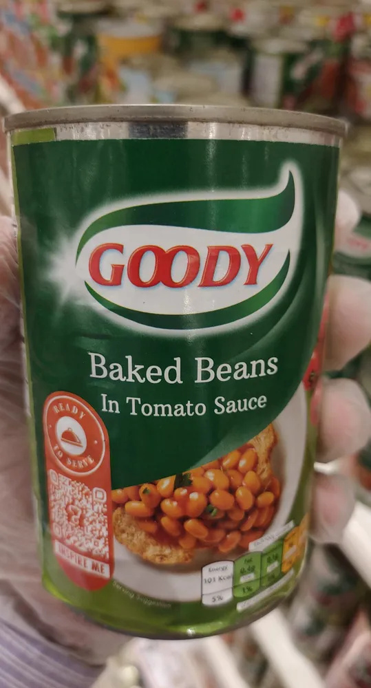 Goody baked beans in tomato sauce