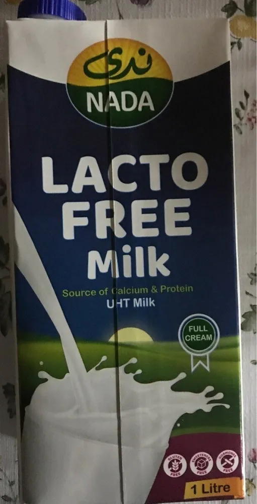 Nada long life milk lacto free full cream