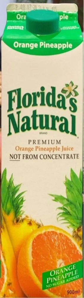 Florida's Natural Juice (100% Pure Orange Pineapple, 900 Ml)
