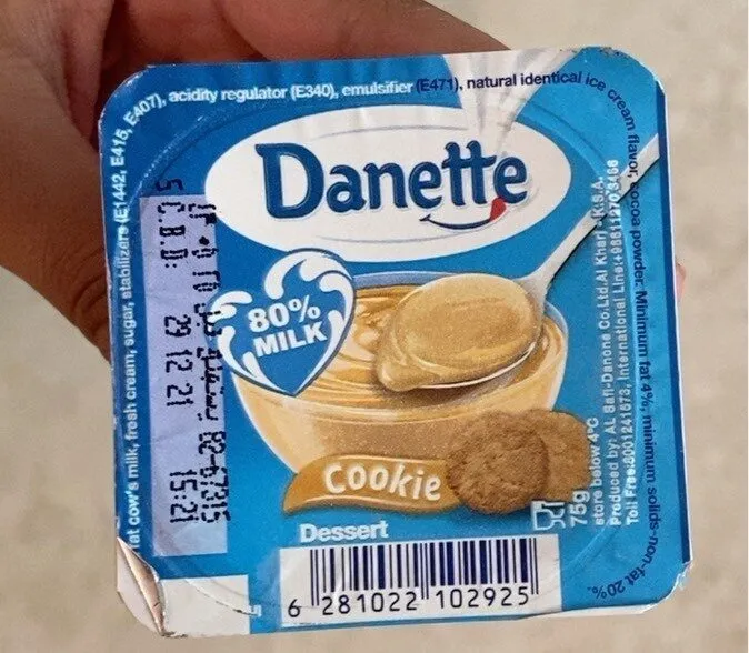 Cookie and cream yougurt
