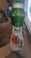 Activia peach and grain
