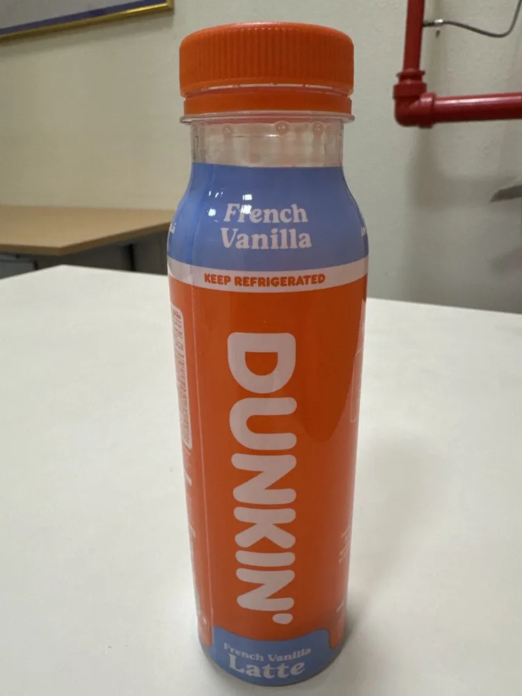 Dunkin latte French vanilla
