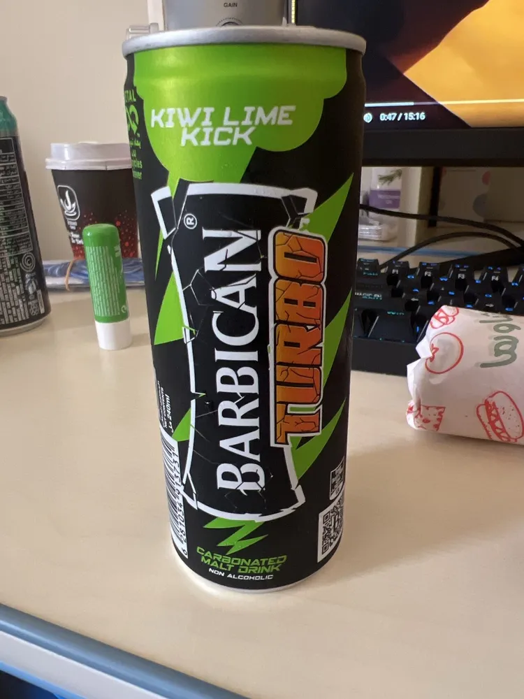 Barbican turbo kiwi lime kick