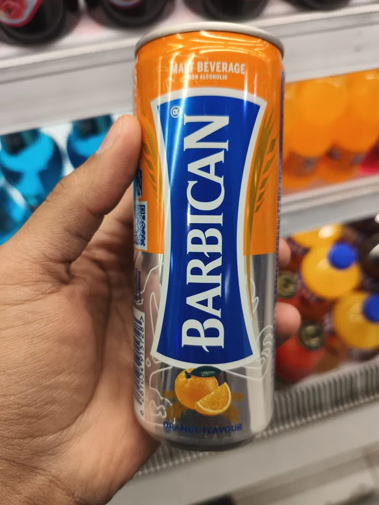 Barbican orange flavoured