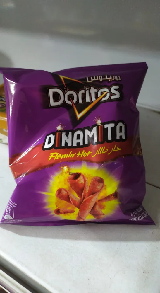Doritos dinamita flaming hot