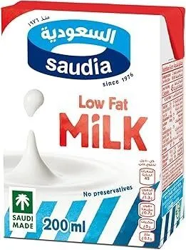 Saudia low fat milk