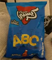 Crispy letters ketchup