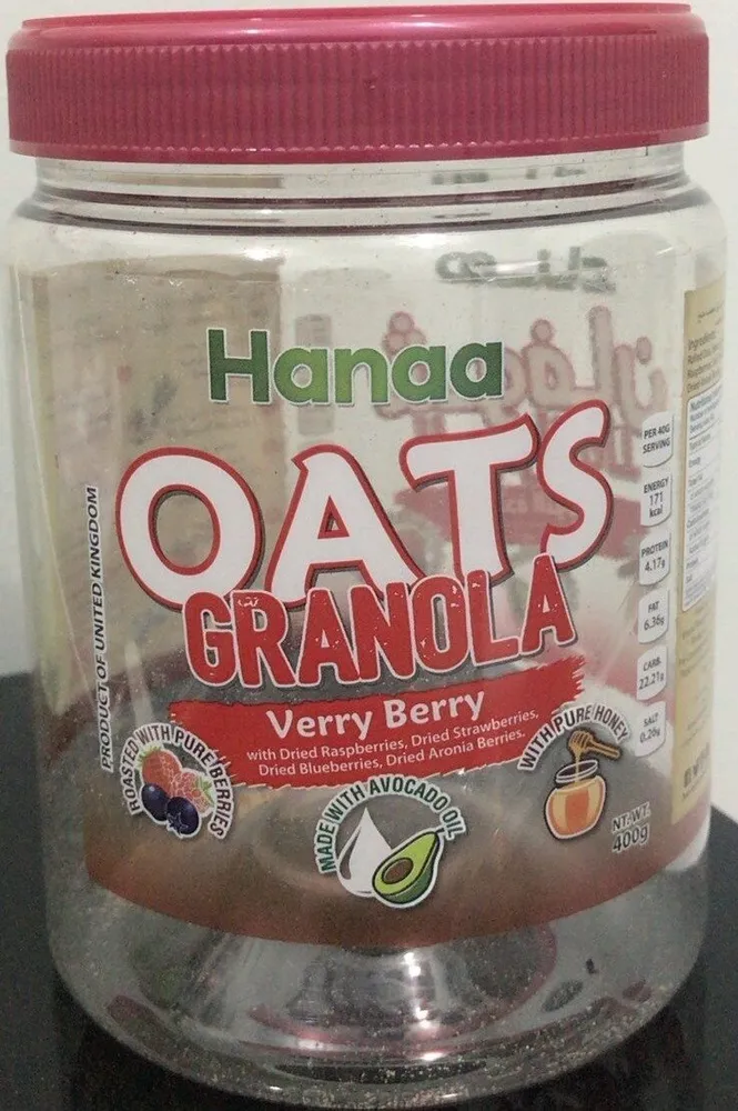 Hanaa oats granola verry berry