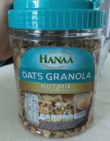 Hanaa oats granola nutty delight