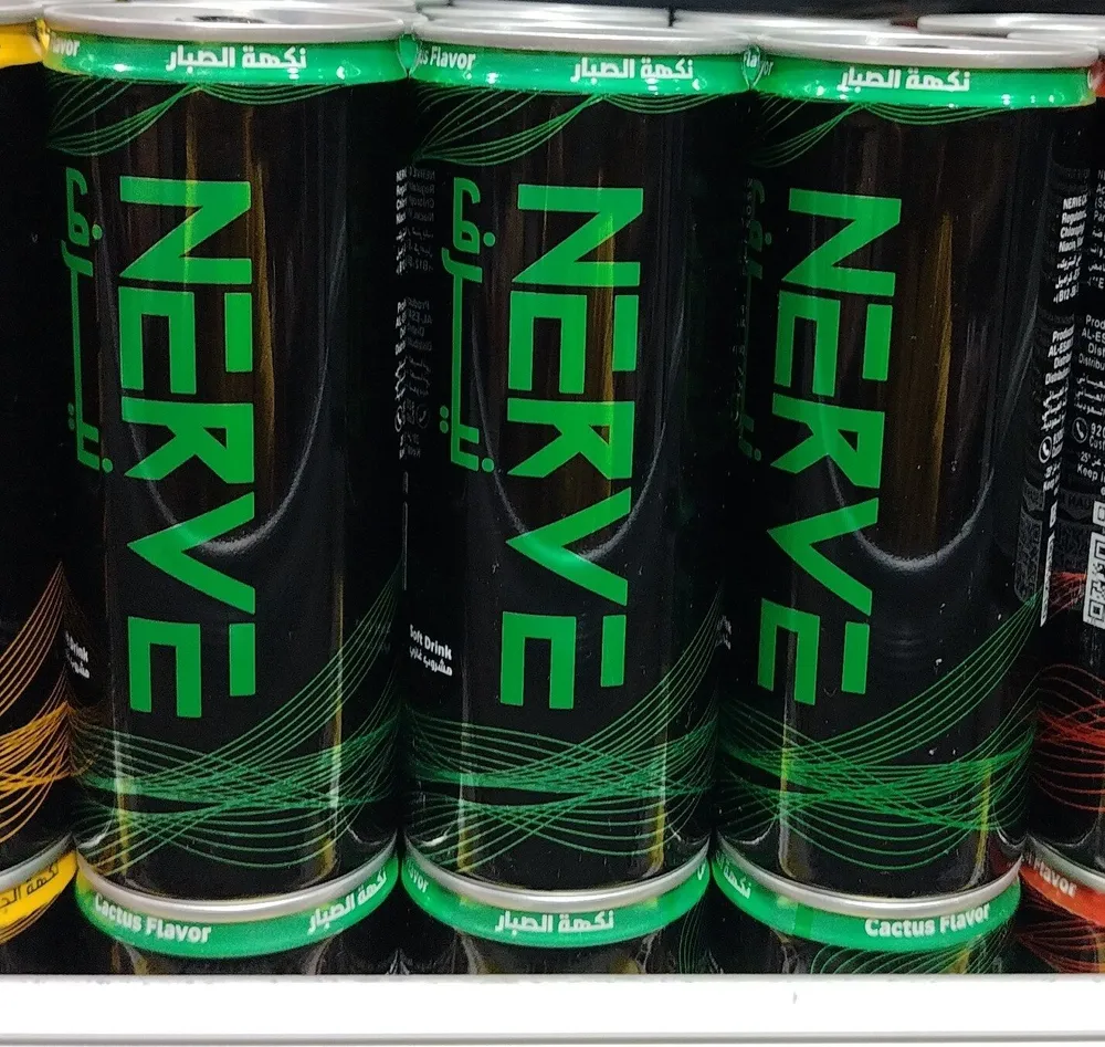 Nerve soft drink cactus flavor