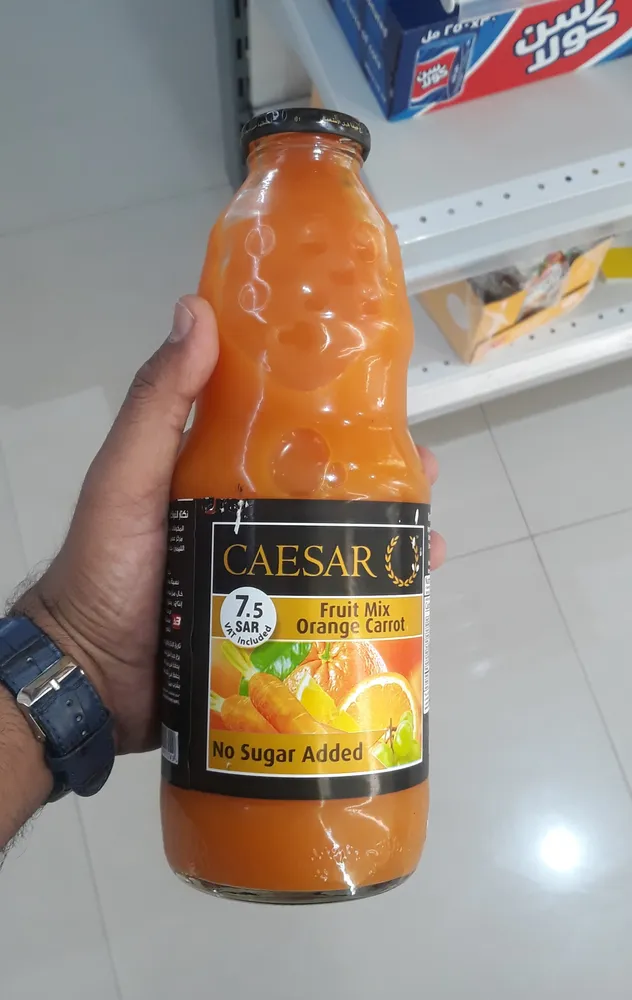 Caesar fruit mix orange carrot nectar