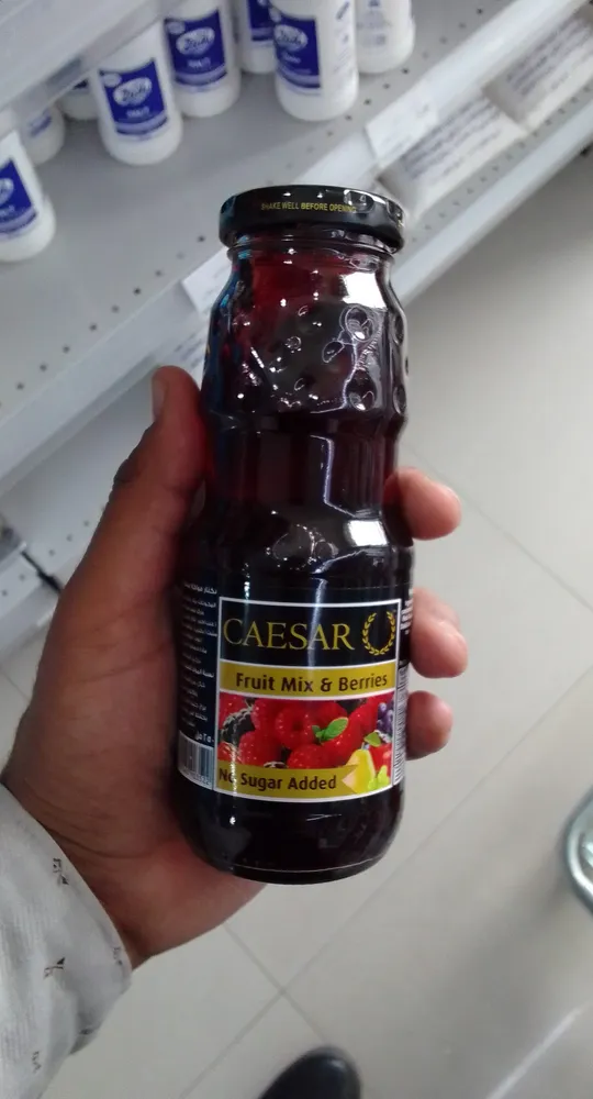 Caesar fruit mix and berries nectar