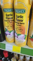Freshly garlic flavor cooking spray non stick
