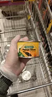 Freshly papaya slices in light syrup