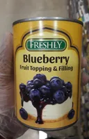 Freshly blueberry fruit topping and filling