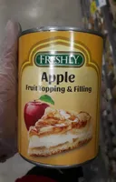 Freshly apple fruit topping and filling