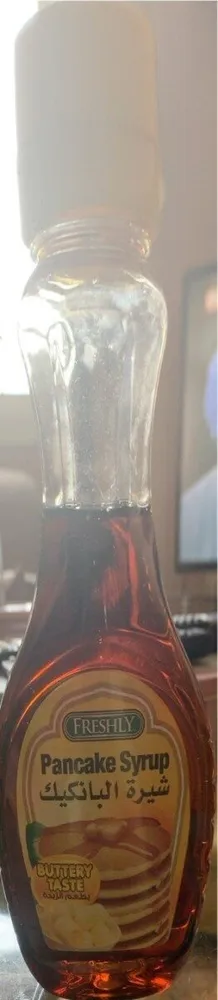 Freshly pancake syrup with buttery taste