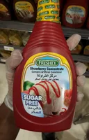 Freshly strawberry concentrate sugar free