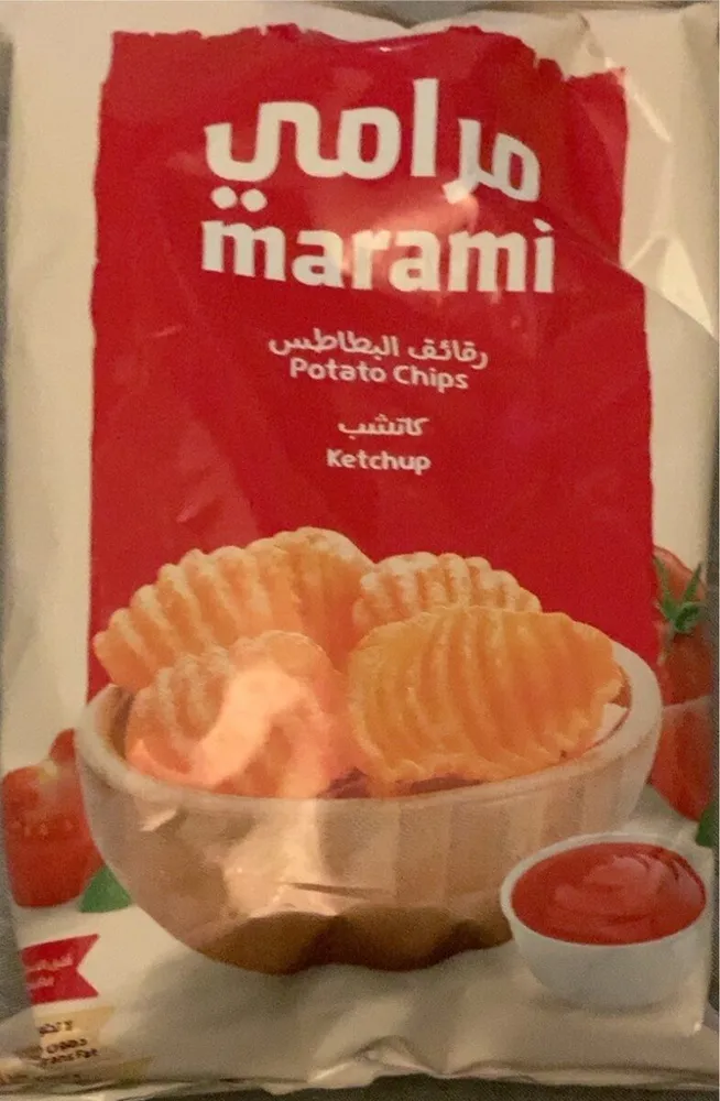 Marami potato chips ketchup