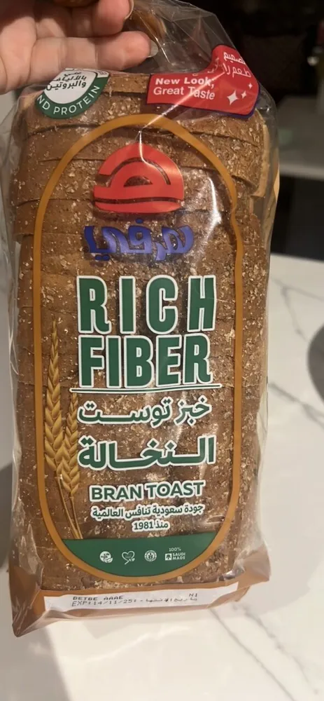 RICH FIBER BRAN TOAST