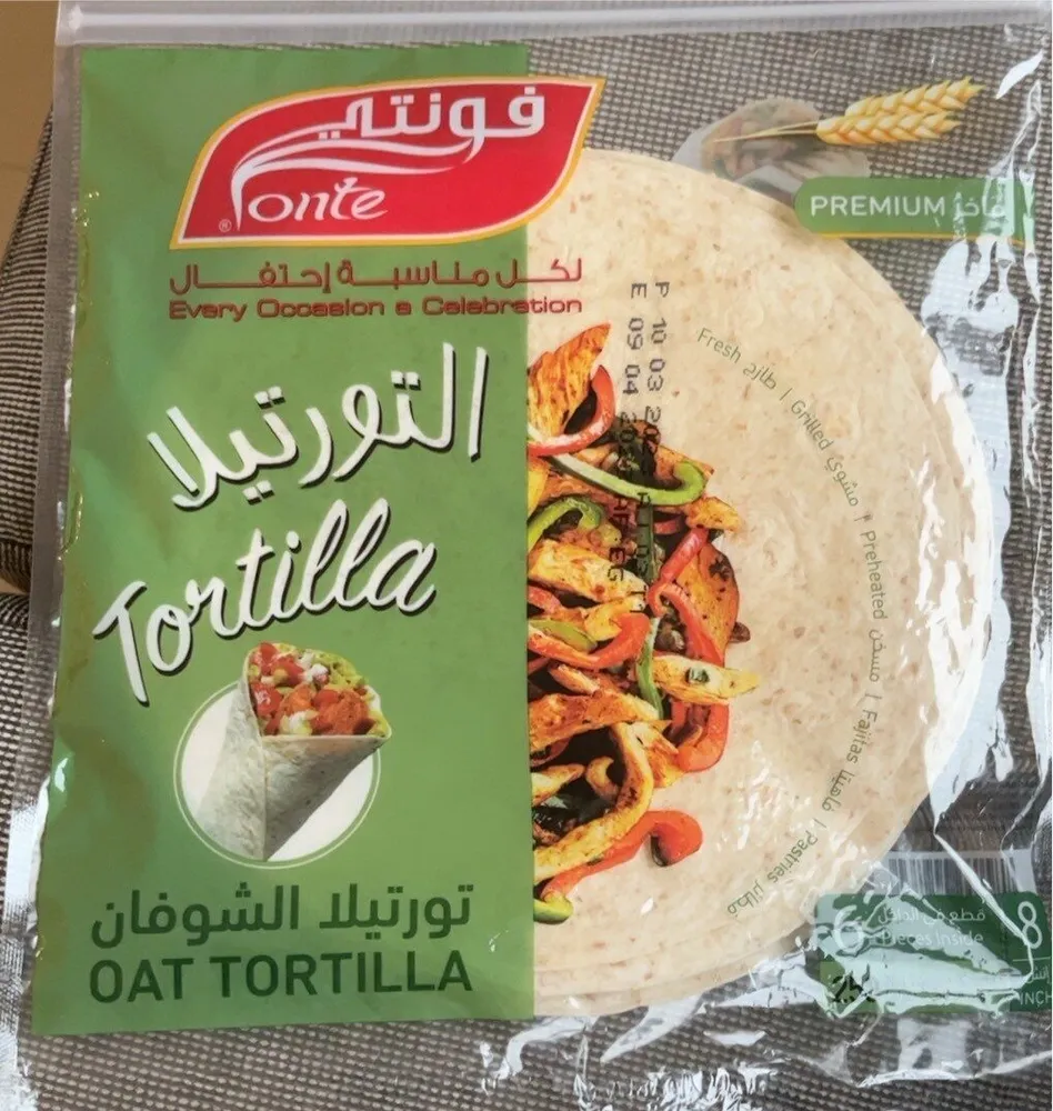 Oat tortilla