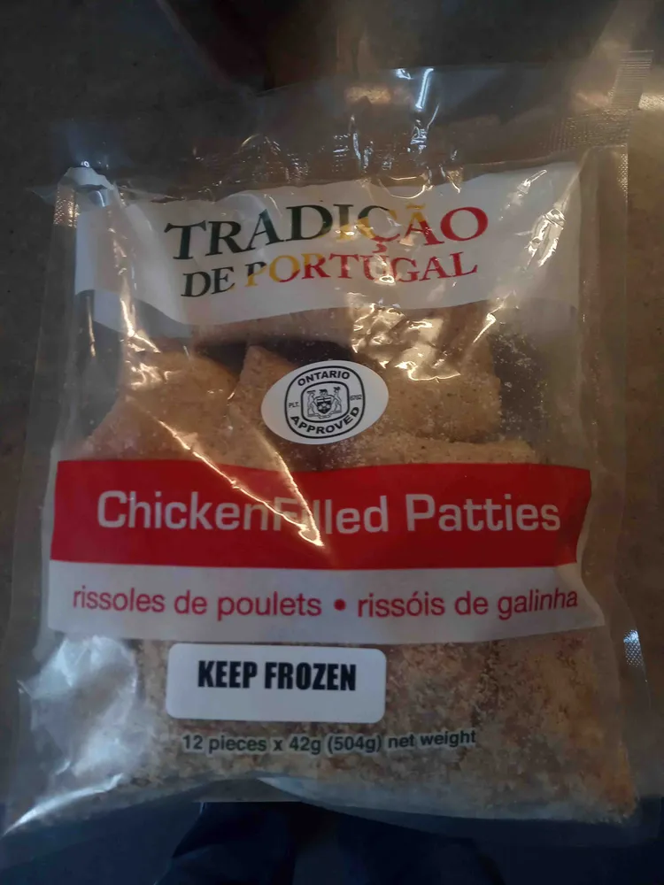 Chicken filled patties