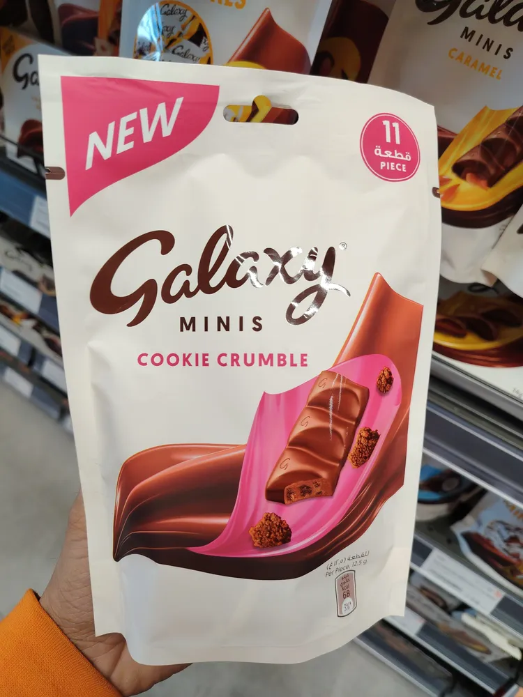 Galaxy minis cookie crumble