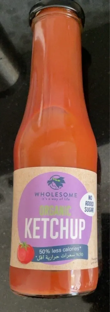 Organic ketchup 2yrs prod