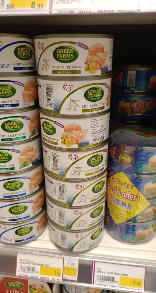 Green farms light meat tuna in olive oil