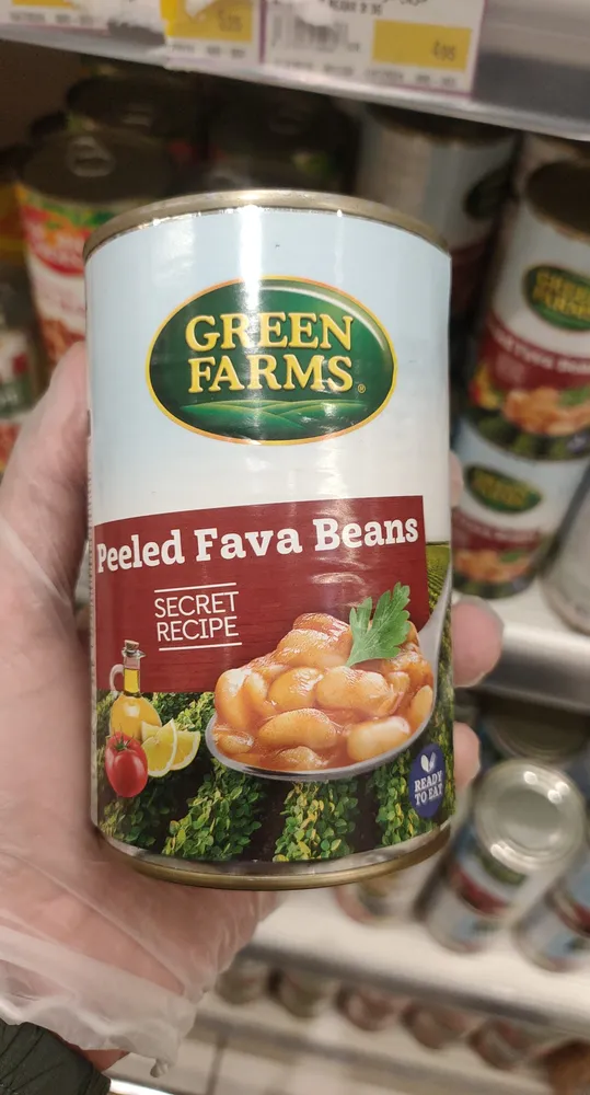 Green farms peeled fava beans