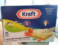Carrés de fromage crémeux