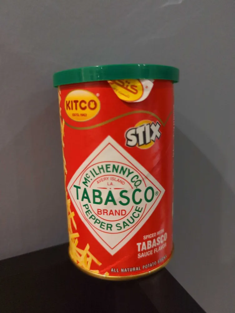 Kitco stix spiced with tabasco sauce flavor