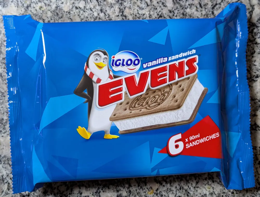 Evens Vanilla Sandwich
