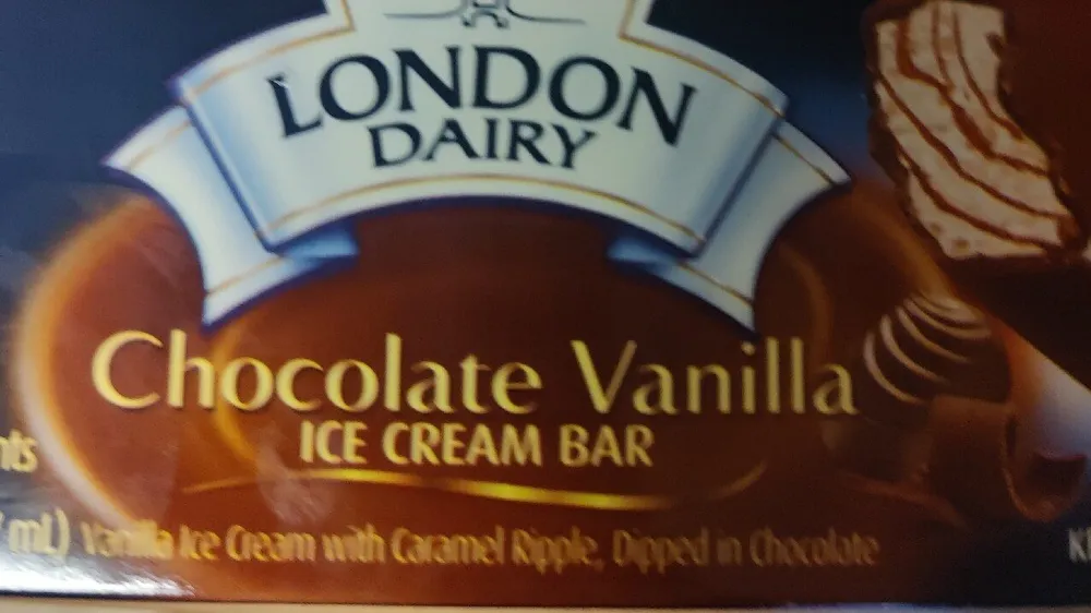 London Dairy Chocolate Vanilla Ice Cream Bar