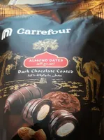 Almond dates Dark Chocolate coates