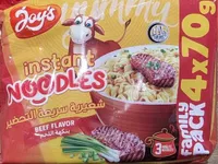 Instant noodles beef flavor