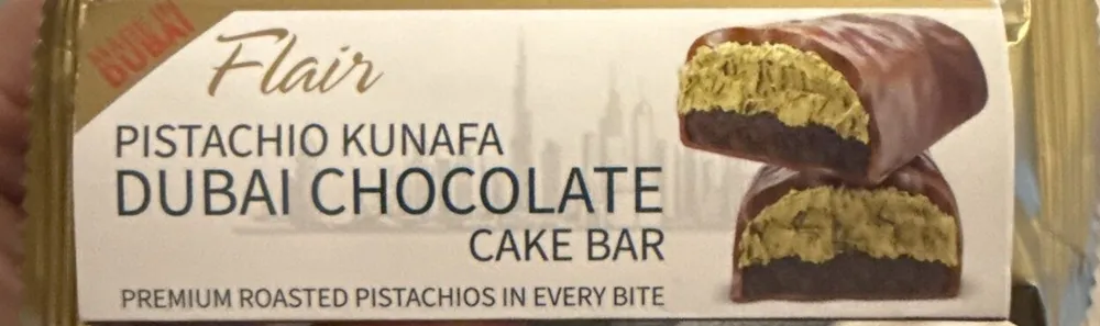 Pistachio Kunafa Dubai Chocolate Cake Bar imp