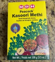 Dried fenugreek leaves