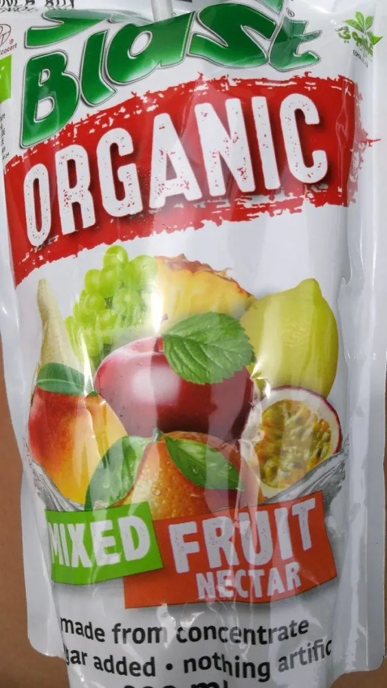 Sun Blast Organic "Mixed Fruit Nectar"