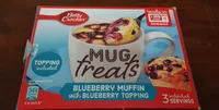 Mug treats - blueberry muffin with blueberry topping