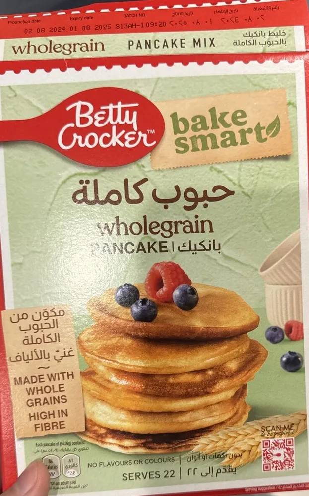 Pancake mix with whole grain