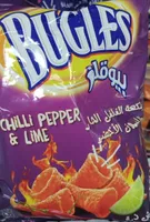 Bugles hot chili pepper and lime