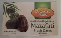 Mazafati fresh dates