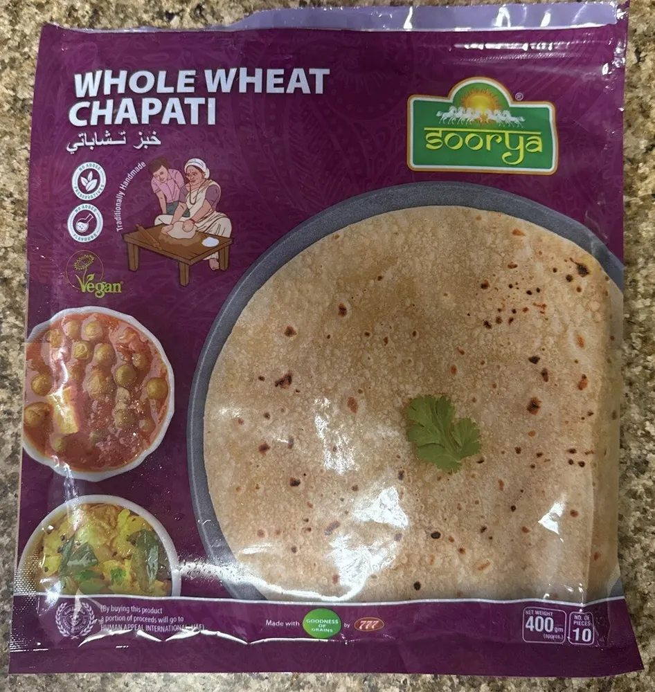 Whole Wheat Chapati